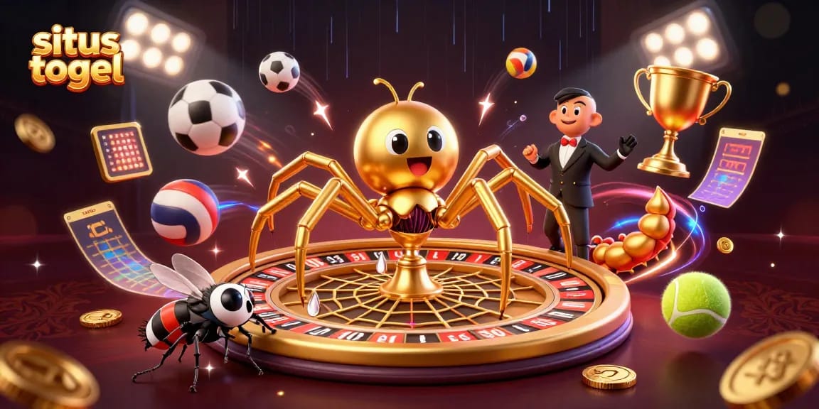 Situs togel mempersembahkan ilustrasi 3D kasino yang dinamis dengan elemen taruhan menarik.