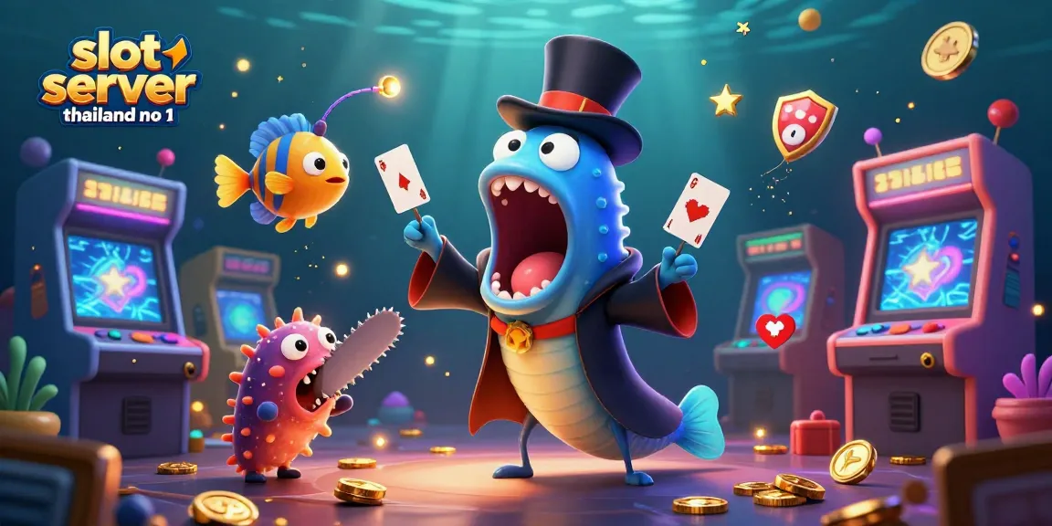 Spin to win with slot server thailand no 1 and celebrate vivid wins in a colorful casino scene.