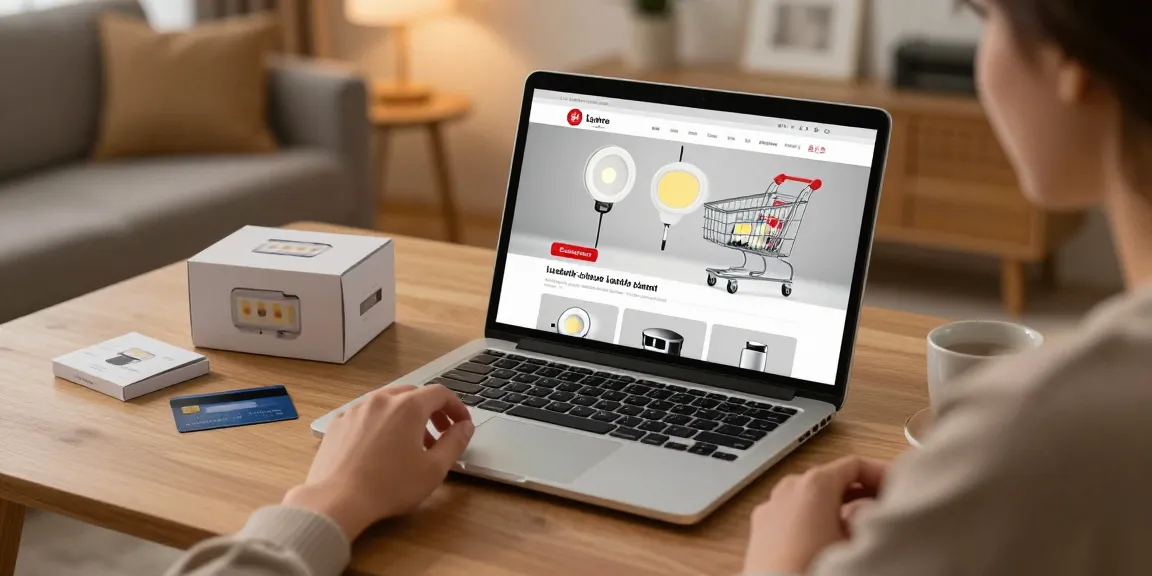 Exclusive deals on luxe lustre led fixtures through e-commerce shopping.