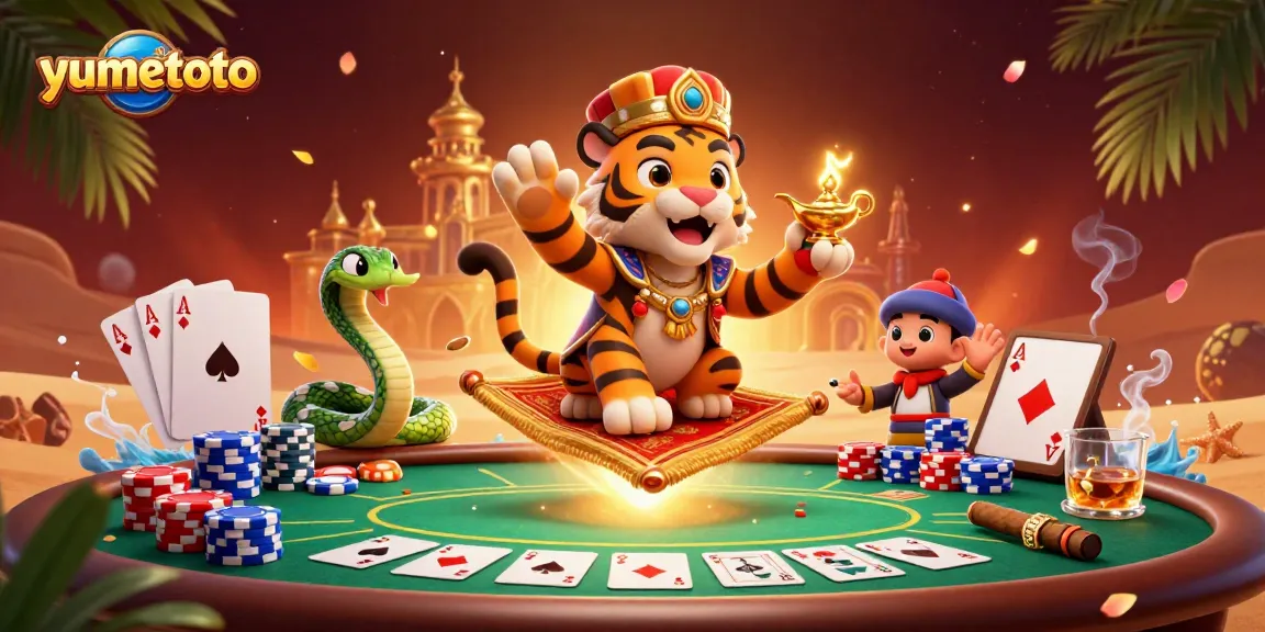 Experience thrilling gameplay with yumetoto's vibrant casino adventure featuring poker elements and a magical scene.