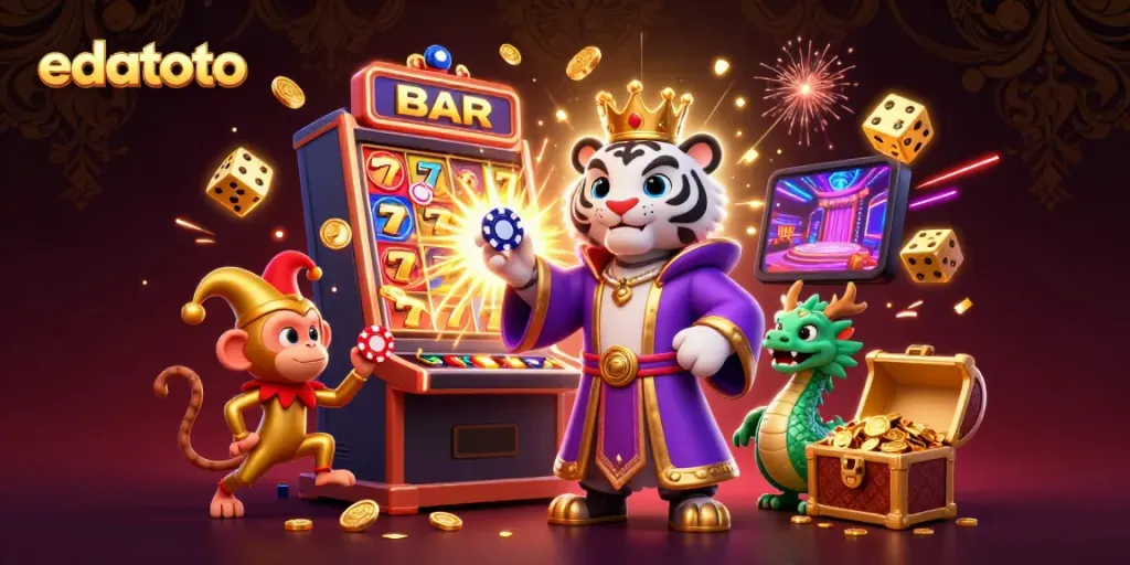 Engage in thrilling gaming action at edatoto with dynamic casino elements and vibrant energy.