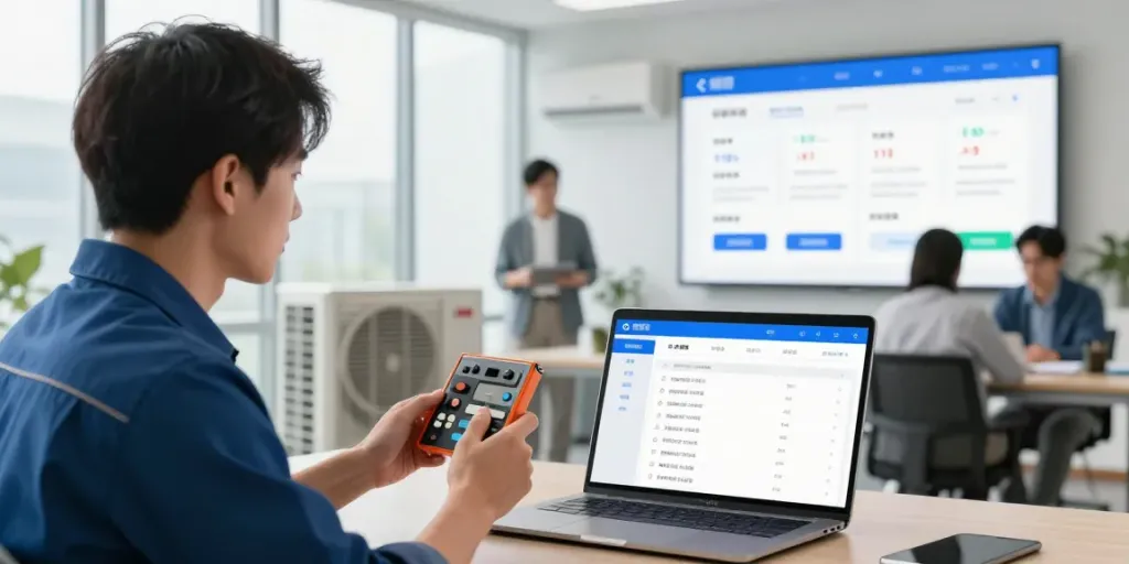 DEWITOGEL menawarkan layanan AC praktis dan efisien, dengan teknisi dan dashboard layanan yang terintegrasi.