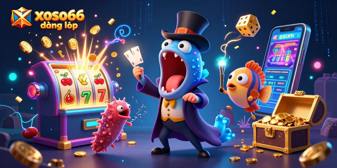 xoso66 đăng nhập showcasing a magical sea-themed casino experience with dynamic characters and vibrant game elements.
