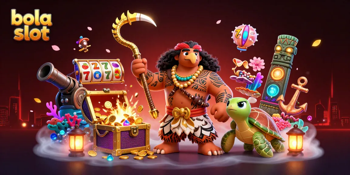 Engage with the thrilling bola slot experience, showcasing vibrant symbols and dynamic gaming elements.