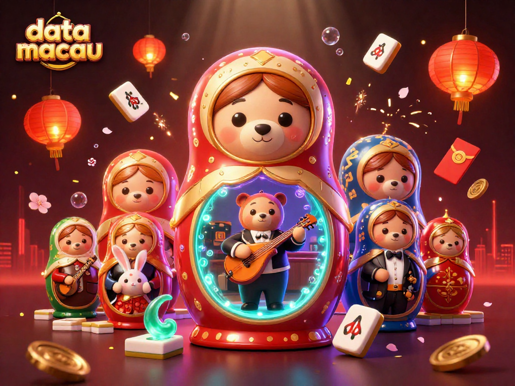 Engage with exciting data macau visualizations in a vibrant casino-themed illustration.
