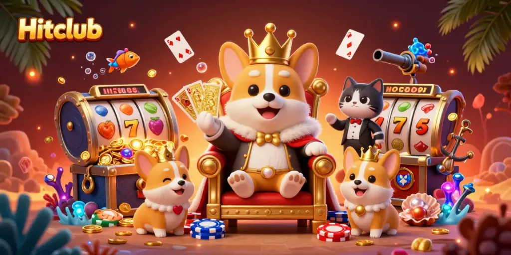 Experience winning strategies at Hitclub with colorful slot themes; vibrant casino excitement.