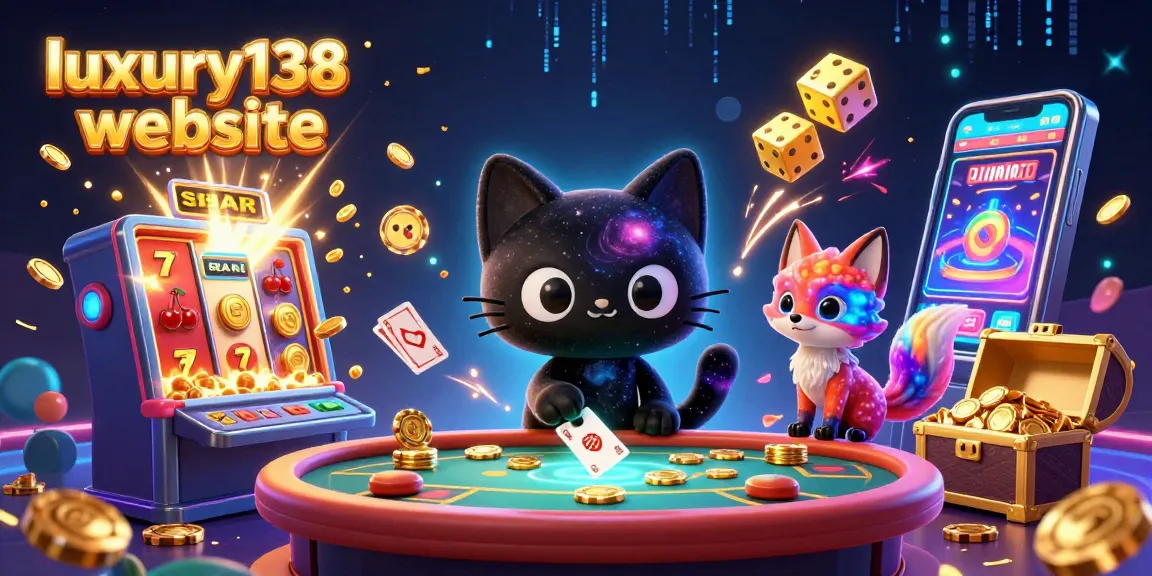 Experience the thrilling luxury138 website with captivating cosmic casino elements and vibrant visuals.