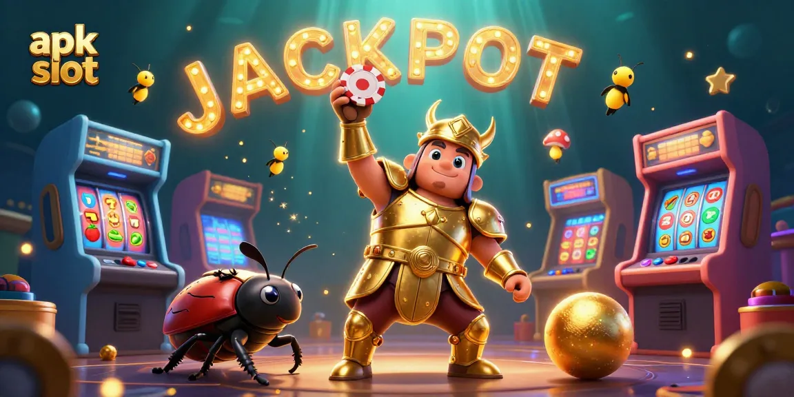 Menangkan apk slot dengan momen jackpot saat karakter menyerang permainan slot yang berwarna-warni.
