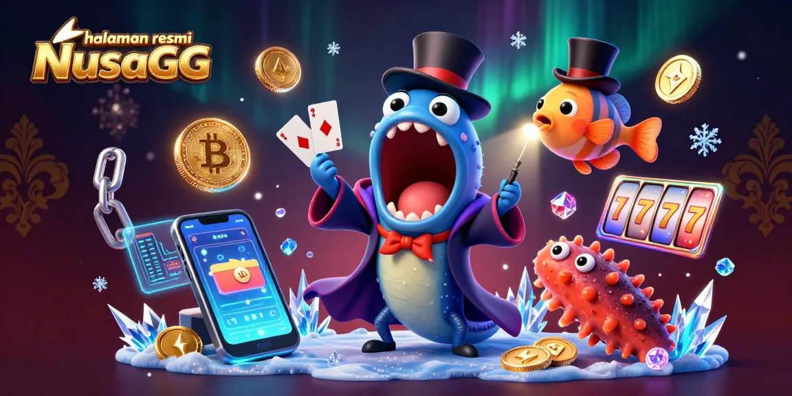 Experience the vibrant magic of halaman resmi NusaGG with an animated deep-sea casino scene