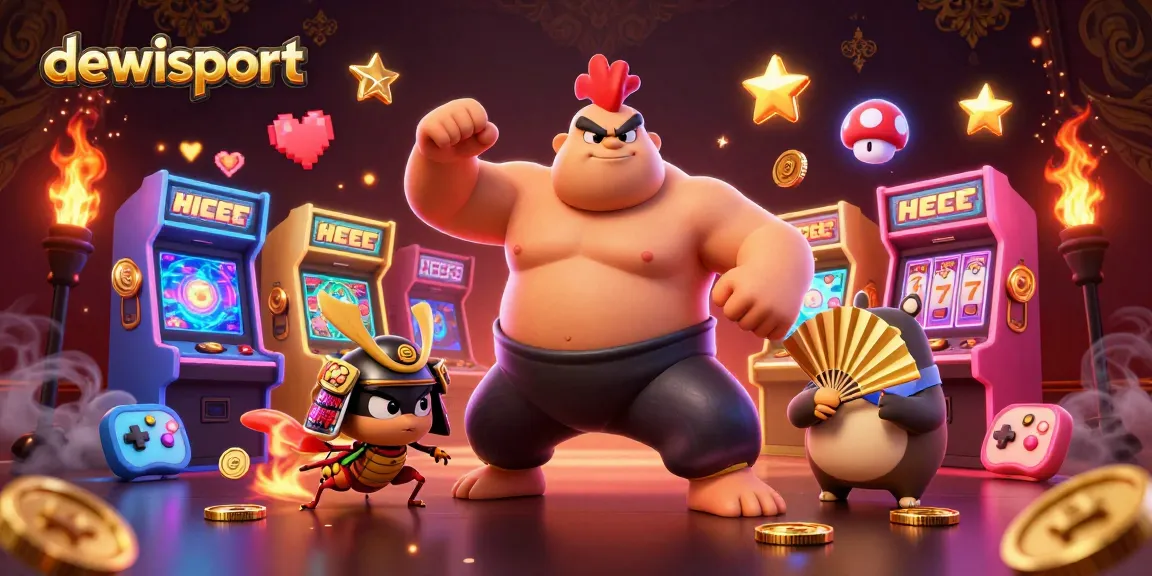 Experience the thrill of dewisport with a vibrant 3D casino scene full of action and characters.