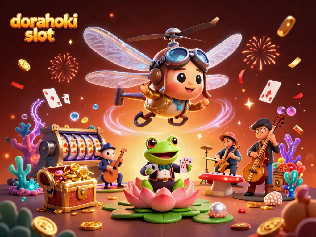 Bermain slot dorahoki dengan antusias di kasino terapung yang megah dipenuhi elemen menawan.