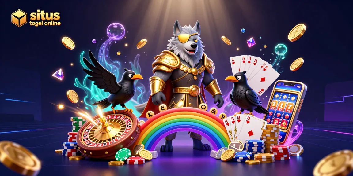 Menangkan permainan di situs togel online dengan Odin dan dua raven bersenjata.