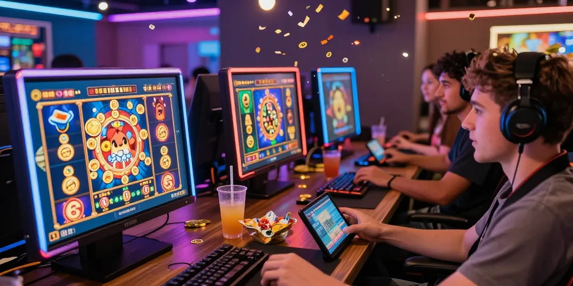 Players enjoying slot games at TEMPOTOTO, highlighting excitement and winning moments.