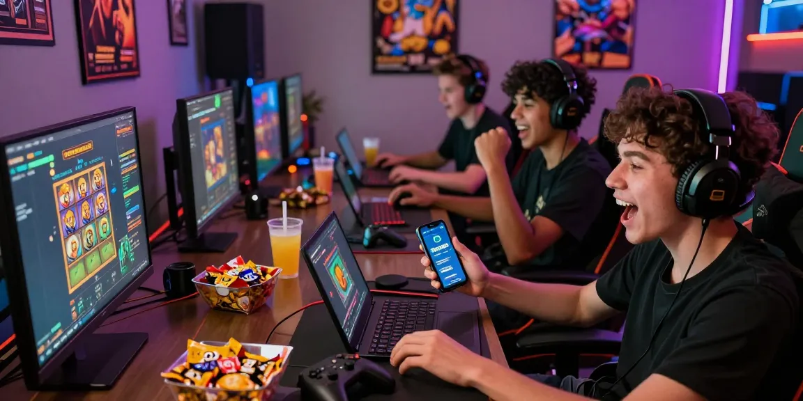 Players celebrating victories while using tempototo online gaming platform with engaging atmosphere.