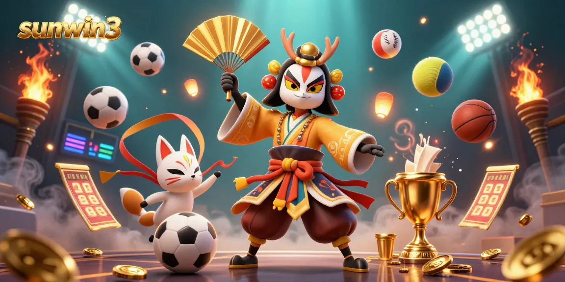 Engage with thrilling sports action at sunwin3, showcasing vibrant gaming elements and immersive casino experiences.