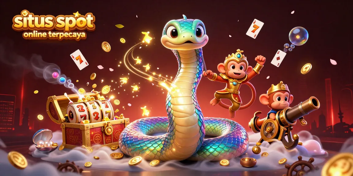 Experience the thrill of situs slot online terpercaya with vibrant colors and dynamic slot elements.