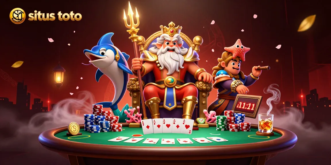 Engage with situs toto by discovering vibrant 3D characters in a lively poker scene.