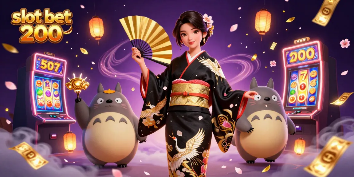 Experience thrilling gameplay with slot bet 200 and win big on vibrant slot machines.