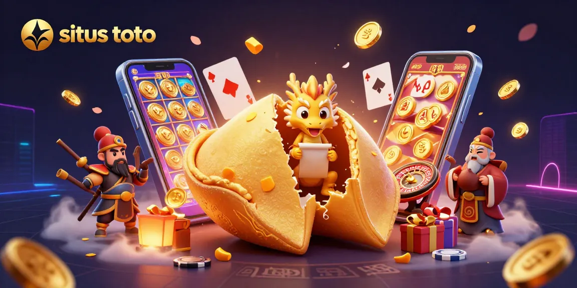 Mencoba keberuntungan di situs toto dengan ilustrasi penuh warna dan detail kasino.
