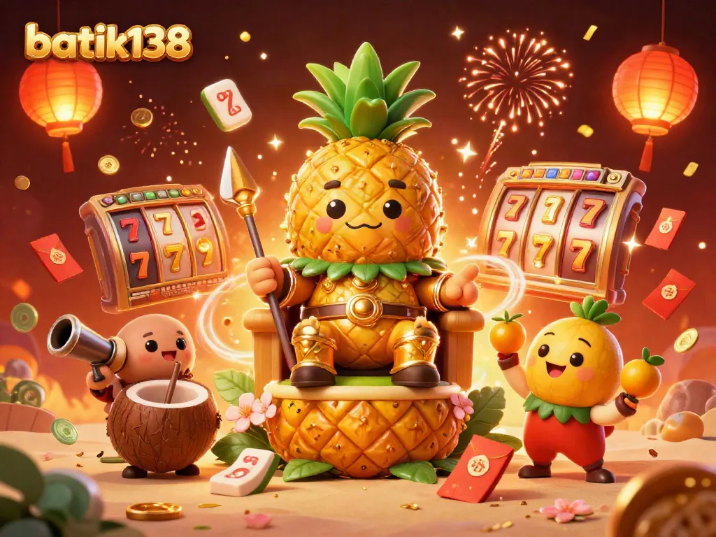 Rasakan keseruan batik138 dengan raja nanas emas dalam kasino yang penuh warna dan elemen keberuntungan.