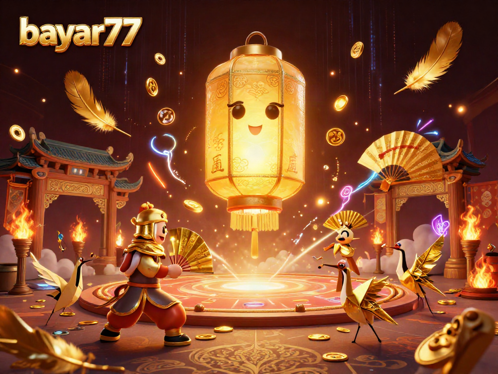 Menangkan peluang seru di kasino bayar77 dengan jiwa lampion emas bersinar dan pejuang penggemar kertas.