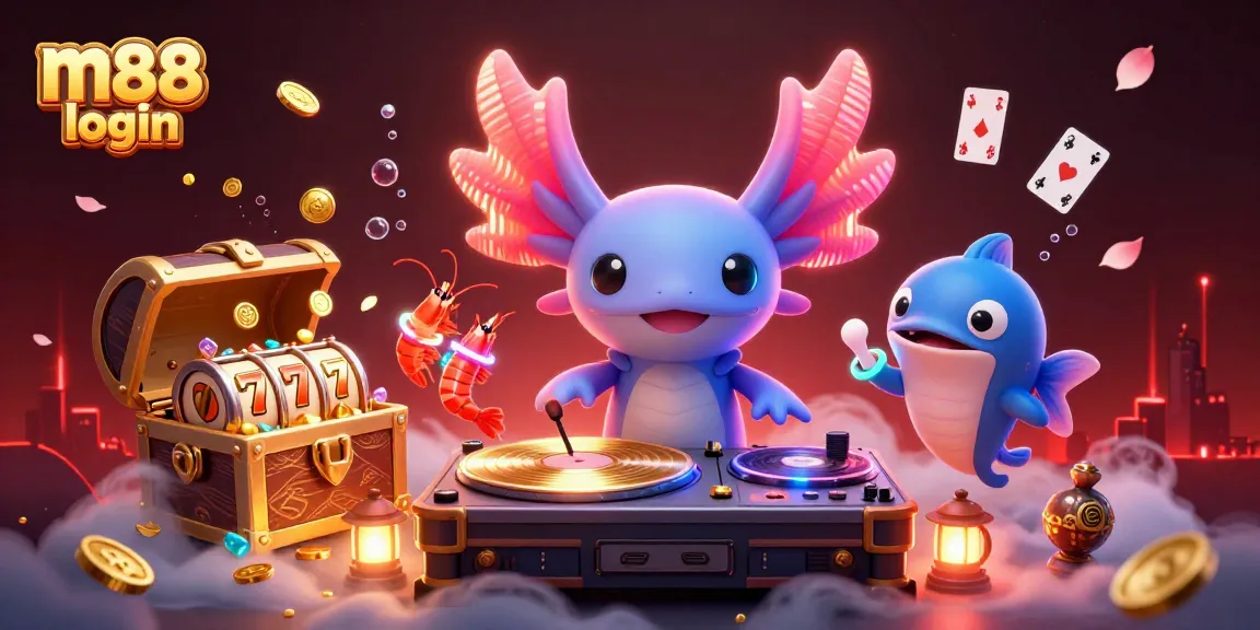 Menangkan m88 login sambil menikmati permainan kasino yang menakjubkan dengan DJ axolotl dan suasana bawah laut yang ceria.