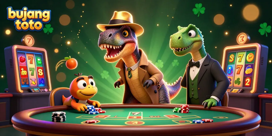 Menangkan bujang toto dengan strategi judi, menghadirkan karakter dinosaurus di meja blackjack.