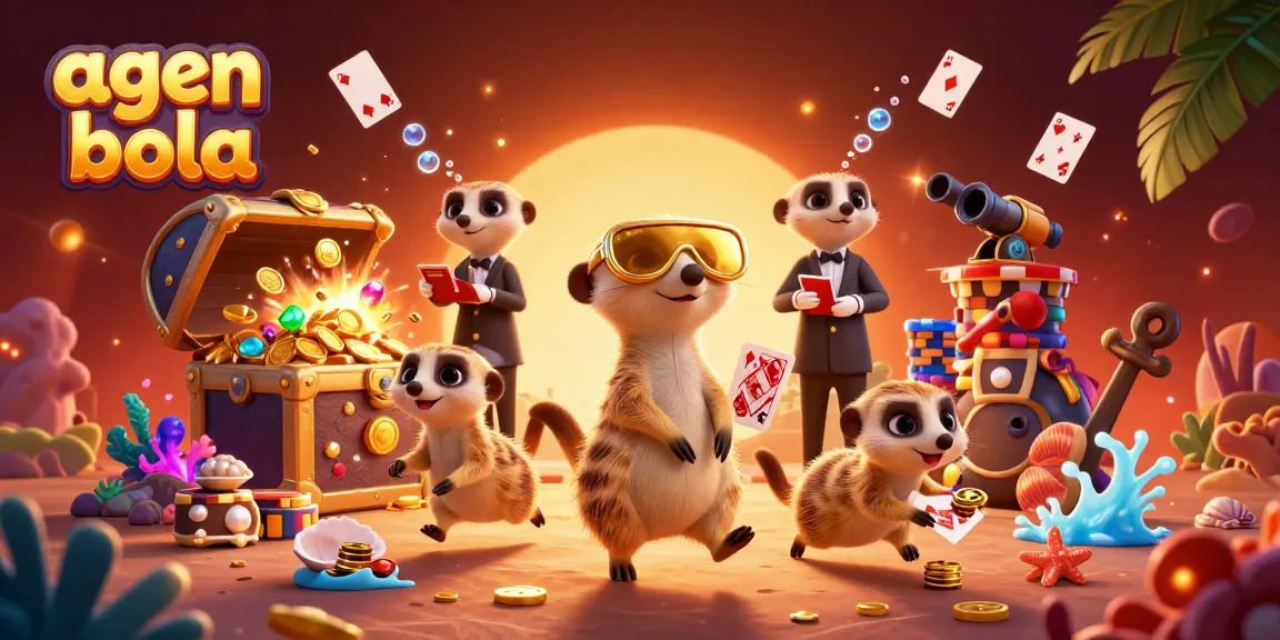 Menang taruhan agen bola dengan pengalaman seru ditampilkan oleh koloni meerkat di kasino digital.