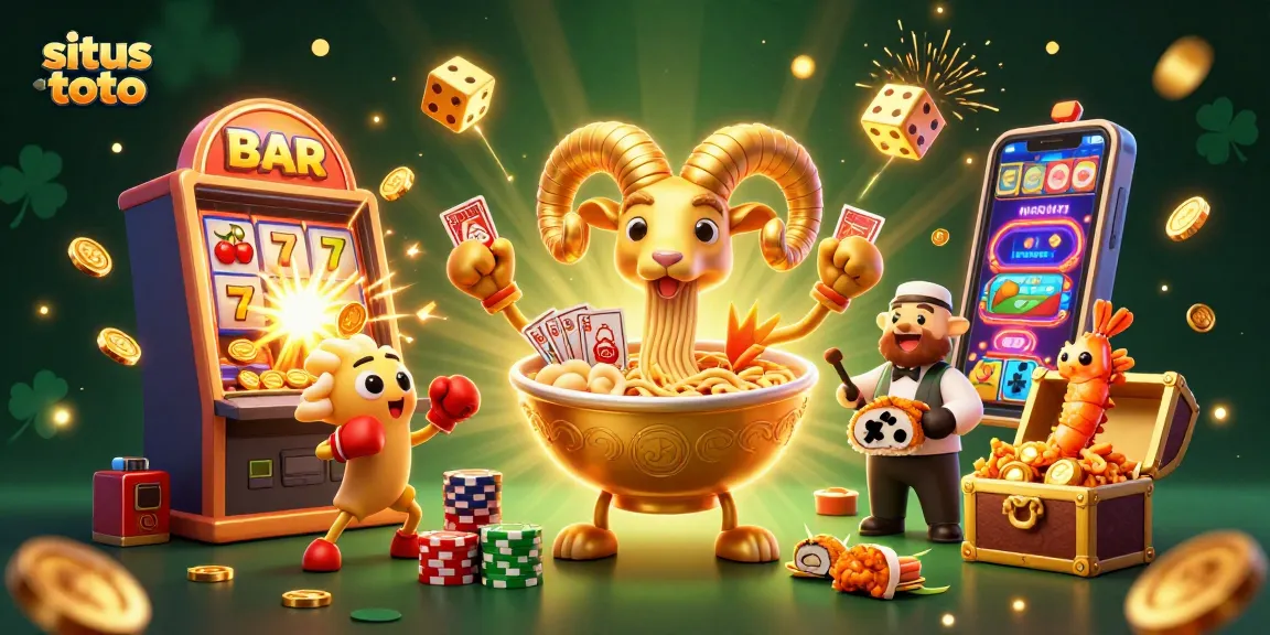 Menangkan permainan situs toto dengan karakter unik kasino 3D yang penuh warna dan menghibur.